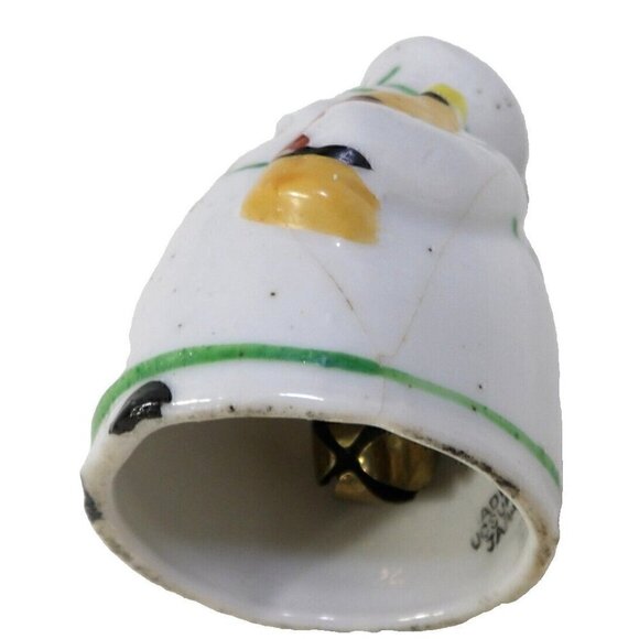 Small porcelain chef bell MADE IN OCCUPIED JAPAN vintage approx 3.25" tall x 2" - Picture 4 of 4